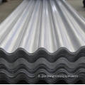 Copertura in lamiera ondulata in acciaio con rivestimento zinco